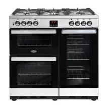 Belling - Piano de cuisson mixte 175l 5 feux inox pcentr90dfsta