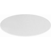 Fashion Commerce - Konte.design Piano Per Tavolo Spargi Rotondo Bianco Diametro 70 Cm Sp. 18 Mm