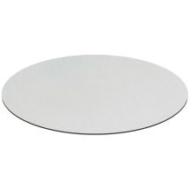 Spazio Casa - Piano Rotondo Per Tavolo In Hpl Bianco 10mm Dimensione Tavoli: Ø 70 Cm
