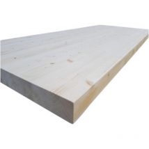 Piano tavolo in legno lamellare abete austriaco spessore cm 8 x varie misure dimensione disponibile: cm 8 x 90 x 230