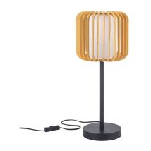 Piano Viva in legno nero e chiaro per lampadina E27