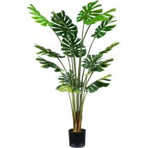 Pflanze monster h. 170 cm 16 leaves komplett mit Moostopf - King Home