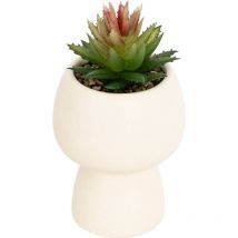 Pianta artificiale livy vaso in ceramica h17cm Atmosphera Créateur D'intérieur