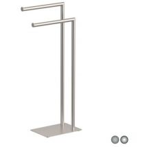 Piantana porta asciugamani poseidon cromo cm 18 x h. 77,2 x 33,5