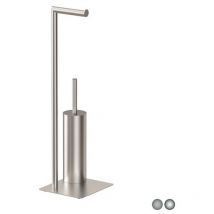 Piantana porta scopino poseidon cromo cm 20 x h. 64,2 x 18