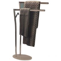 Piantana portasciugamani in acciaio 47x23x80 cm