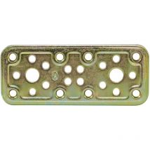 S.of. piastra 500-80x50 bicrome in acciaio (s) 12118 Amig