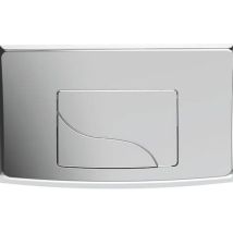 Siamp – Piastra a due tocchi Integra cromata Frame 500 – Materiale: Cromato – Design elegante per ambienti moderni