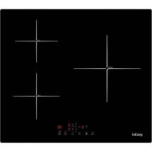 Incasso Piano Cottura a Induzione 2 Zone 5600W 59cm ,Timer, Controlli Touch, Serratura per bambini,Funzione Boost, 220-240V, Nero