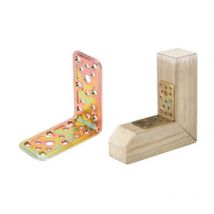 PIASTRA ANGOLARE ACCIAIO TROPICALIZZATO ART. 746 MM.40X 30X30. Prezzo per 1 pezzo.