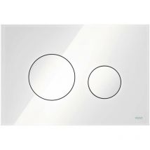 Tece - loop - Placca di comando, vetro bianco/bianco 9240650