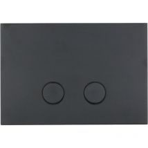 Gattoni Rubinetteria - Piastra di comando doppio tasto per cassette Geberit colore nero opaco opaco Gattoni pia/gbno Nero opaco