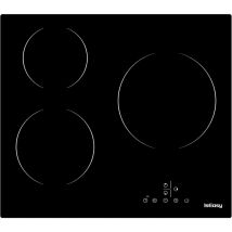 Piastra di cottura in vetroceramica elettrica (6600 w, 3 fuochi, 60 cm, da incasso, automatica, touch, timer, vetro-ceramica) -3 zone