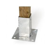Plaque de fixation pour poteaux carrés 71x71x150 cm – Accessoire pour poteau – Type d'accessoire pour poteau, Matières, Longueur, Mode de fixation, 
