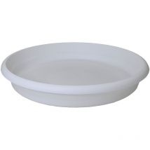 PIASTRA A INIEZIONE PER VASO TERRA Ø16cm PLASTIKEN BIANCO - Polipropilene - Dimensioni Ø 16 cm