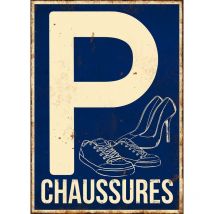 Antic Line Créations - Piastra di metallo umido 21 x 15 cm Scarpe da parcheggio