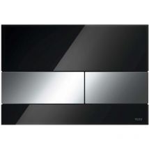 Tece Gmbh - Tece TECEsquare - Placca di comando, vetro nero/cromo lucido 9240807