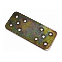 Piastra Diritta Pesante per Travi in Acciaio 90X40 mm (art.789) sp. 2,5 mm 50 Pz