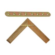 Piastra dirit. acciaio tropicalizzato art. 778 MM.2,5X20X100. Prezzo per 1 pezzo.