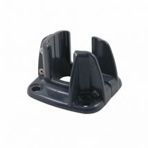 Piastra in fusione di alluminio di colore grigio antracite Premium, H.8 x L.12 x P.13 cm Composite Premium