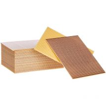 710-2 - Listelli a griglia in carta rigida, 75 x 100 mm, passo 2,54 mm, 39 tracce, rivestimento in rame su un lato, 35 μm, spessore pcb 1,6 mm