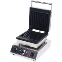 Piastra professionale per waffle con piastre da forno antiaderenti, macchina per waffle a cuore belga con alloggiamento in acciaio inox, 50 – 300 °c