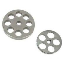 Piastre In Acciaio Inox Per Tritacarne Elettrici - N22 Foro Mm.8