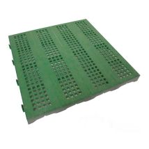 Piastrella forata 40x40 cm – Pavimentazione drenante per esterni – Ideale per giardini, piscine e terrazze – Colore verde