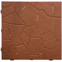 Pavimentazione esterna Snaptile 40x40 cm effetto pietra naturale – Spessore 2,5 cm – ONEK