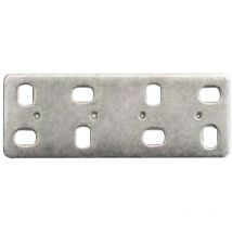 Piastrina di giunzione dritta asolata 60 x 30 spessore 2 mm. - 4 pz.