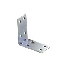50 Pezzi Piastrina Giunzione Angolare Zincato 4 x 4 cm