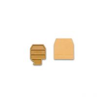 Piastrina TE0.4/PT, colore verde Cabur TO431