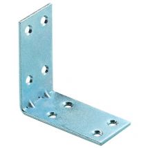 Piastrina zinc.ad angolo 8 fori cm. 3X3** Aldeghi Luigi Spa pz 50,0