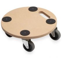 Meister Werkzeuge - Carrello a pianale in mdf, ruote in plastica