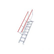 Scala industriale 4 gradini - Altezza raggiungibile 1.00m - 22100804/2MC