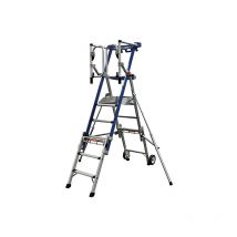 Scaletta telescopica da 4 a 7 gradini - Alt. max. travail 3.79m - PIRLXT7-U