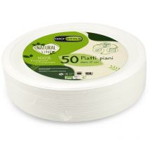 Piatti Piani in Cellulosa D17 cm 25 pz Giostyle