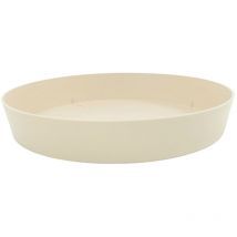 Piastra ad iniezione per vaso color ecrù ø11x1,6cm