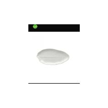 Piatto foglia allungato piccolo Zelda – 27 cm x 13 cm – stoneware grigio chiaro – Tognana