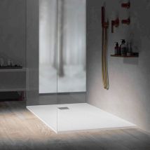 Hatria - Piatto Doccia 70x140 H3 Petra Bianco Superficie Naturale