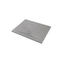 Azzurra - Piatto doccia 80x100 h.4 in ceramica grigio Pietraceramica