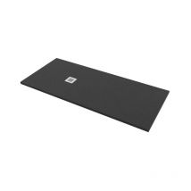 Bagno Expert - Piatto doccia 80x200 h.2,8 in marmo resina effetto pietra grafite - Grafite opaco