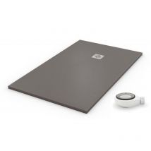 Piatto doccia Extra Slim natural Grigio Ral 7037 90x90