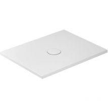 Piatto doccia 90x70 h.3 in ceramica bianco lucido Folia di