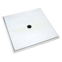 Incanthoo - Piatto Doccia 90x90 cm Ideale Per Disabili - Acrilico - Installazione Filo Pavimento - Antiscivolo - Piletta Inclusa