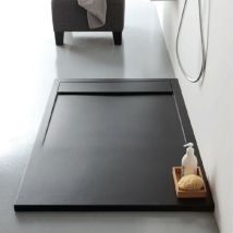 Tamanaco - Piatto Doccia 80x180xh3 in marmo resina con Piletta di Scarico Extra Piatta
