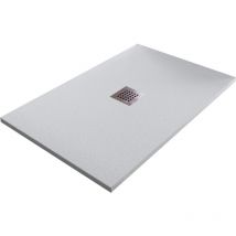 Bonussi - Piatto Doccia in Pietra 90x140 cm Ardesia Stone Central Grigio