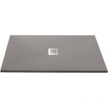 Bonussi - Piatto Doccia in Pietra 75x110 cm Ardesia Stone Central Tortora