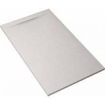 Piatto Doccia in Pietra 70x110 cm Bonussi Ardesia Calcutta Bianco