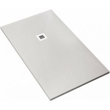 Bonussi - Piatto Doccia in Pietra 75x150 cm Ardesia Everest Bianco